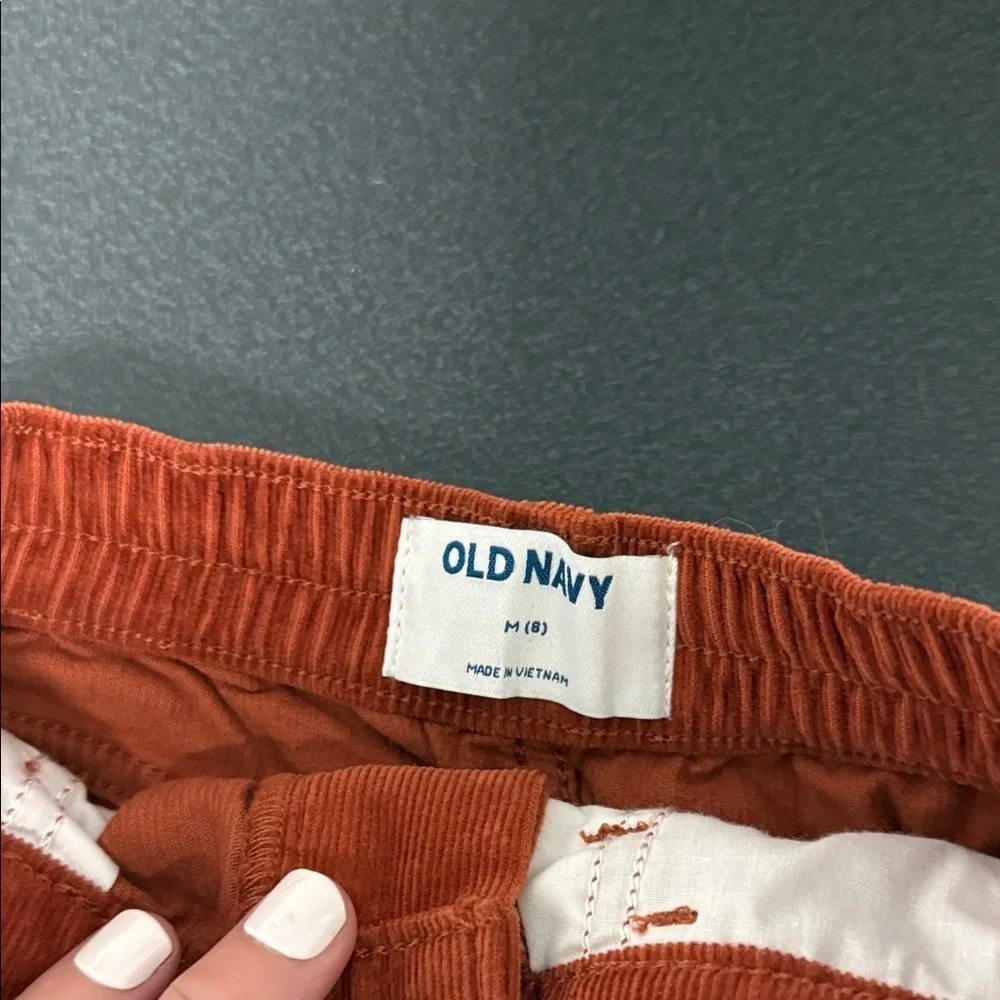 Old Navy Burnt Orange Corduroy Skirt